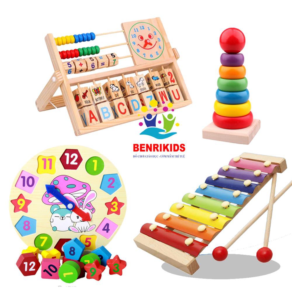 GIÁO CỤ MONTESSORI-Đồ Chơi Phát Triển Trí Tuệ Cho Bé Rèn Luyện Các Kĩ Năng Cơ Bản