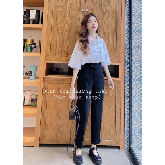 Quần tây nút lệch 99k 7862 | BigBuy360 - bigbuy360.vn