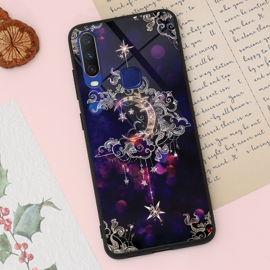 Ốp lưng kính cao cấp chống bể Vivo y11 / y12 / y15 / y17 / u10 nhiều hình 3D sắc nét cực đẹp