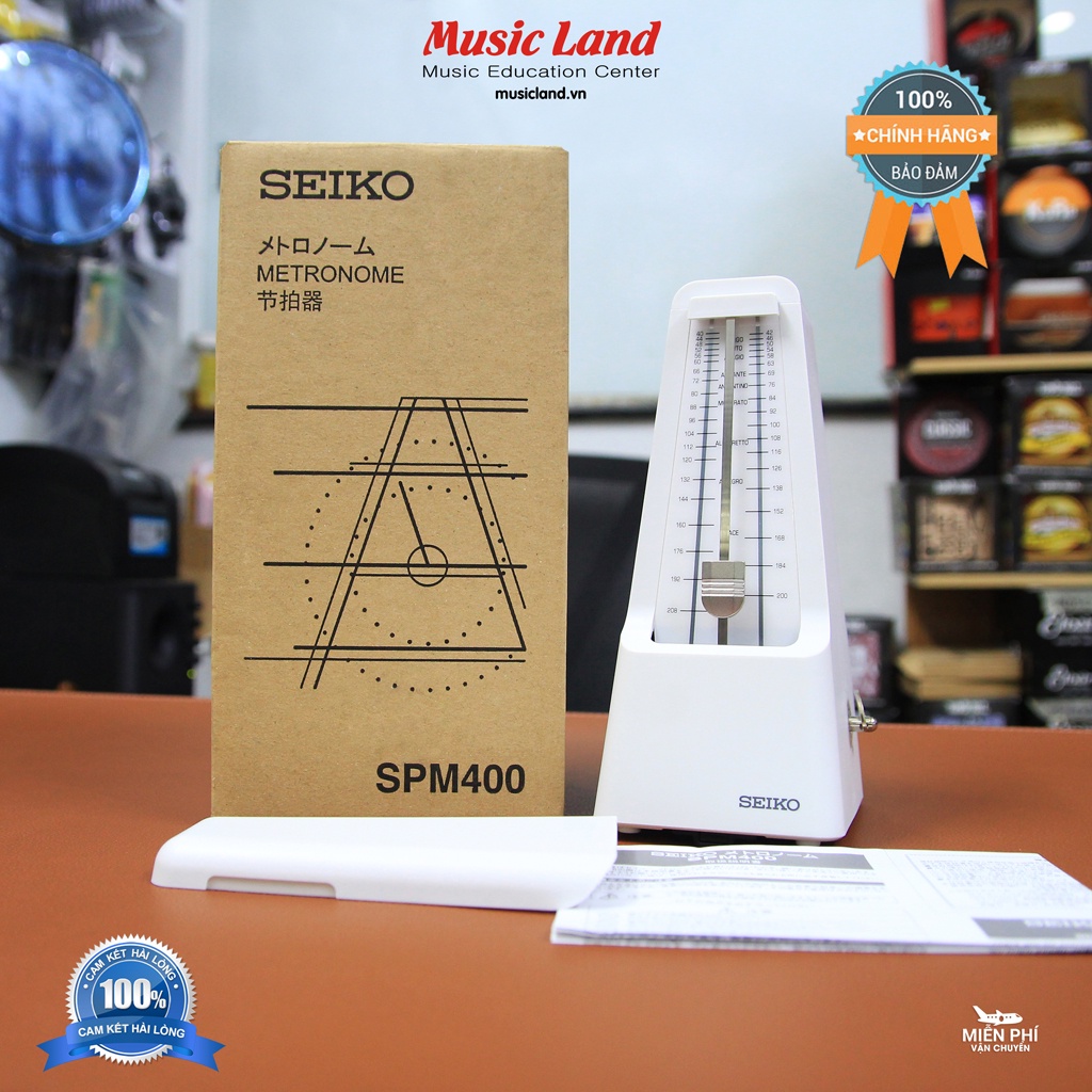 Metronome Máy Đếm Nhịp Seiko SPM400 - Chính Hãng