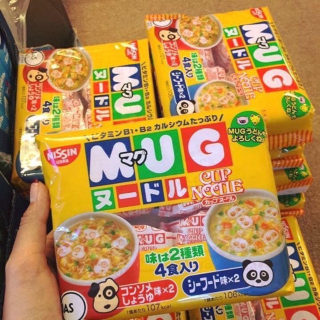 Mì Mug NISSIN Nhật Bản trẻ em 59k/ 1 gói