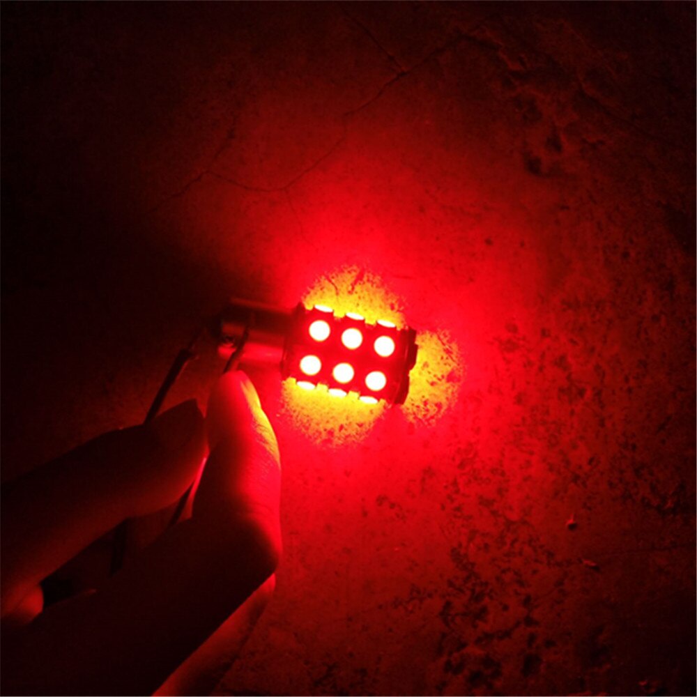Bộ 2 Đèn LED Tín Hiệu 1156 P21W BA15S 1141 27 SMD 5050 12V 24V 1157 BAY15D P21 / 5W BAU15S PY21W Chất Lượng Cao