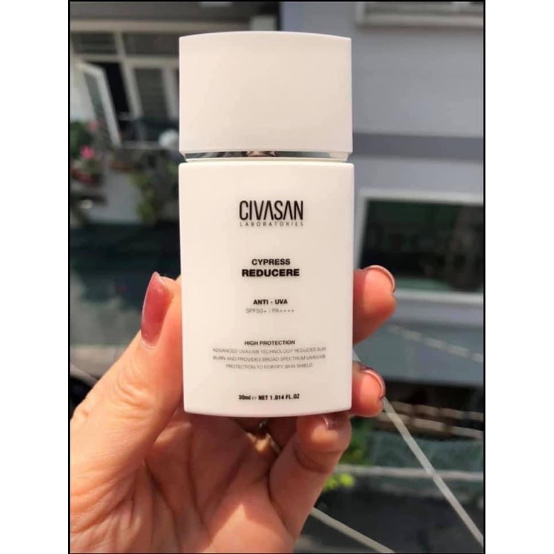 Kem chống nắng Civasan SPF50+ CYPRESS REDUCERE ANTI UVA