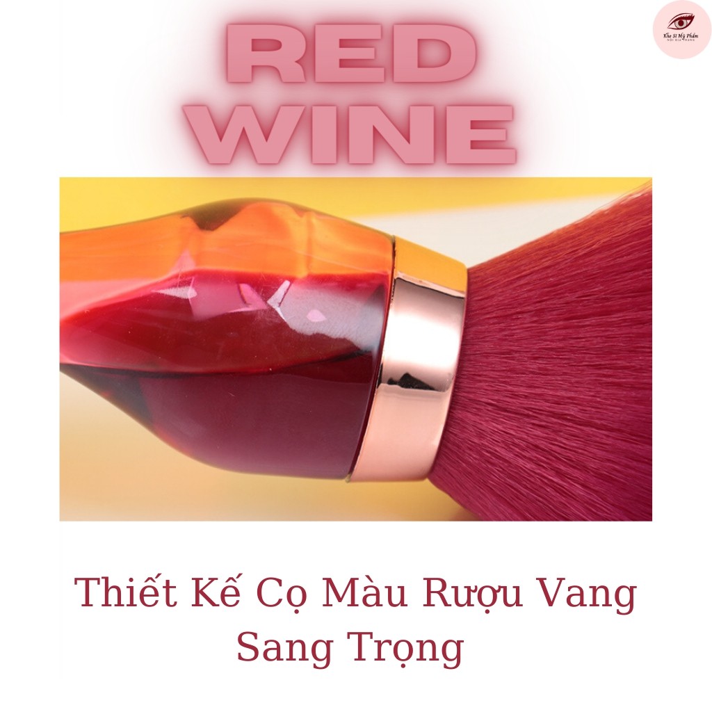 Cọ trang điểm thiết kế dáng ly rượu sang trọng - cọ trang điểm JINT