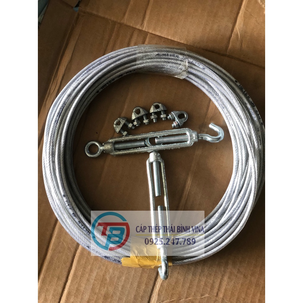 Dây phơi quần áo loại Tốt  - cáp thép thái bình