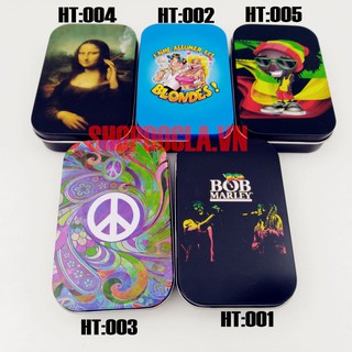 Hộp đựng thuốc lá sợi cầm tay (nhiều hình shop gửi hình ngẫu nhiên )