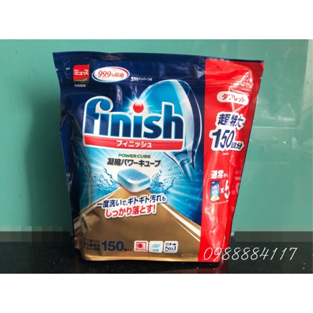 FINISH VIÊN RỬA BÁT FINISH 150v Nhật Bản