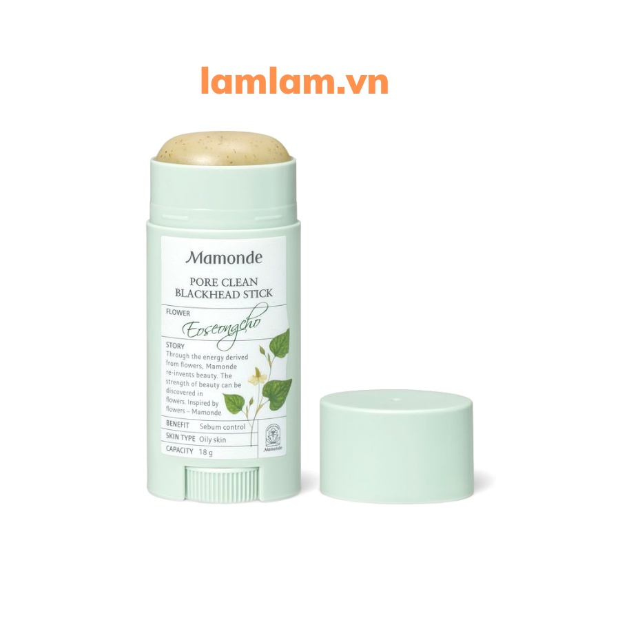 THANH LĂN HÚT MỤN MAMONDE PORE CLEAN BLACKHEAD STICK 18g