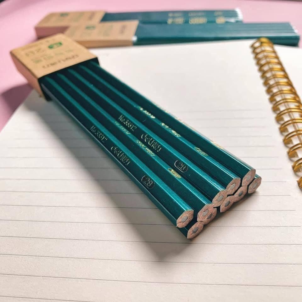 Bút chì 2B,HB Đức Staedtler Noris cao cấp,bút chì viết , vẽ hình luyện chữ cho bé hộp 10 cái