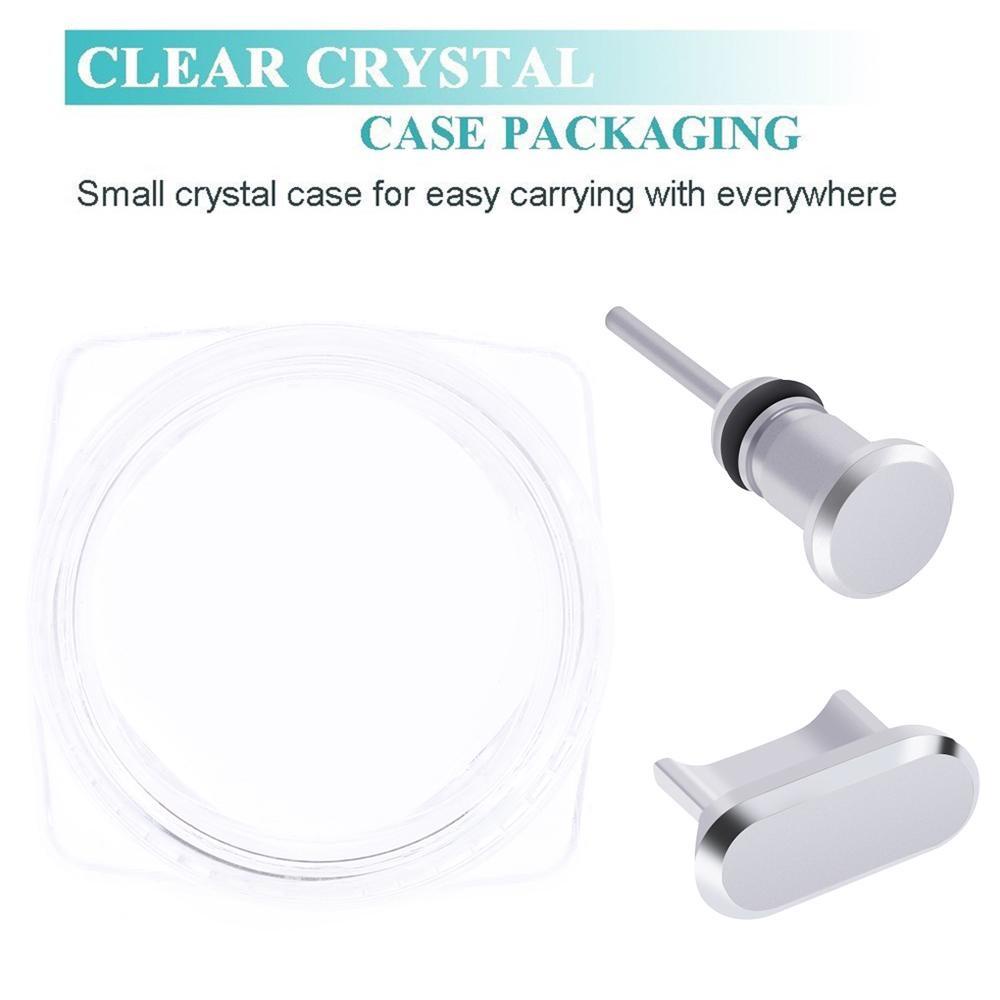 Nút Bịt Cổng Sạc Tai Nghe 3.5mm Bằng Kim Loại Chống Bụi