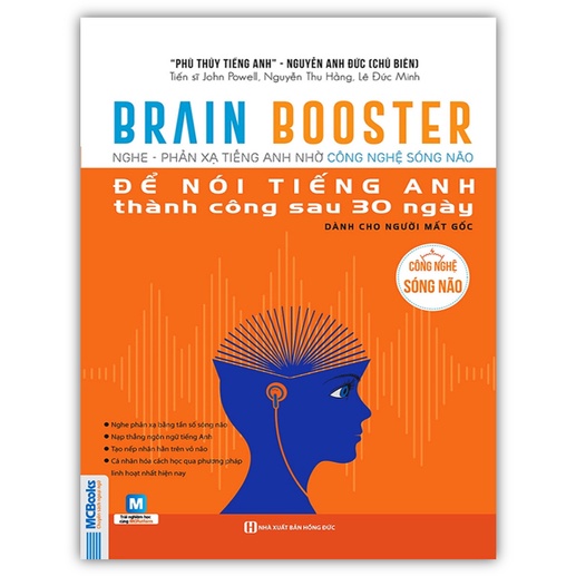Sách - Brain Booster - Nghe phản xạ tiếng Anh nhờ công nghệ sóng não - dành cho người mất gốc