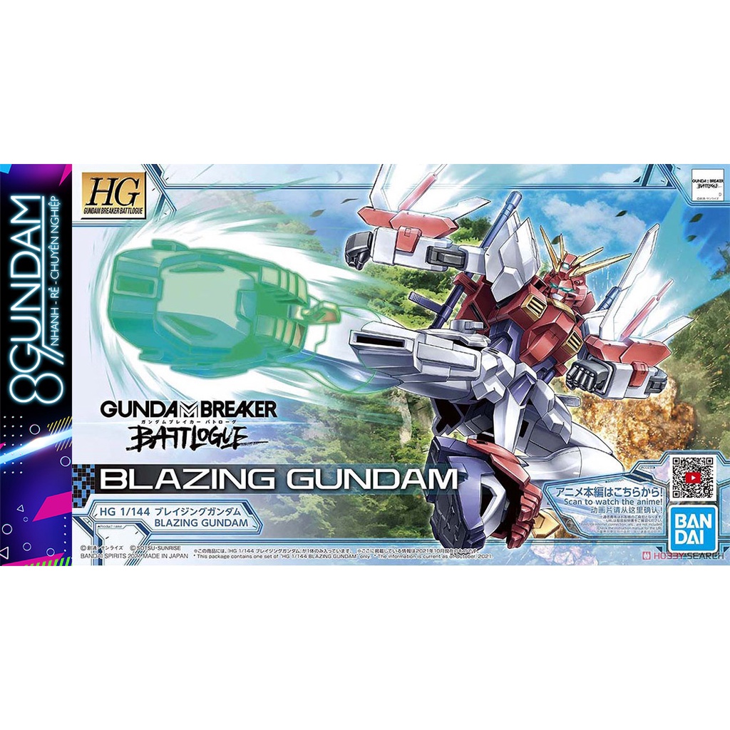 Mô Hình Lắp Ráp HG GB Blazing Gundam