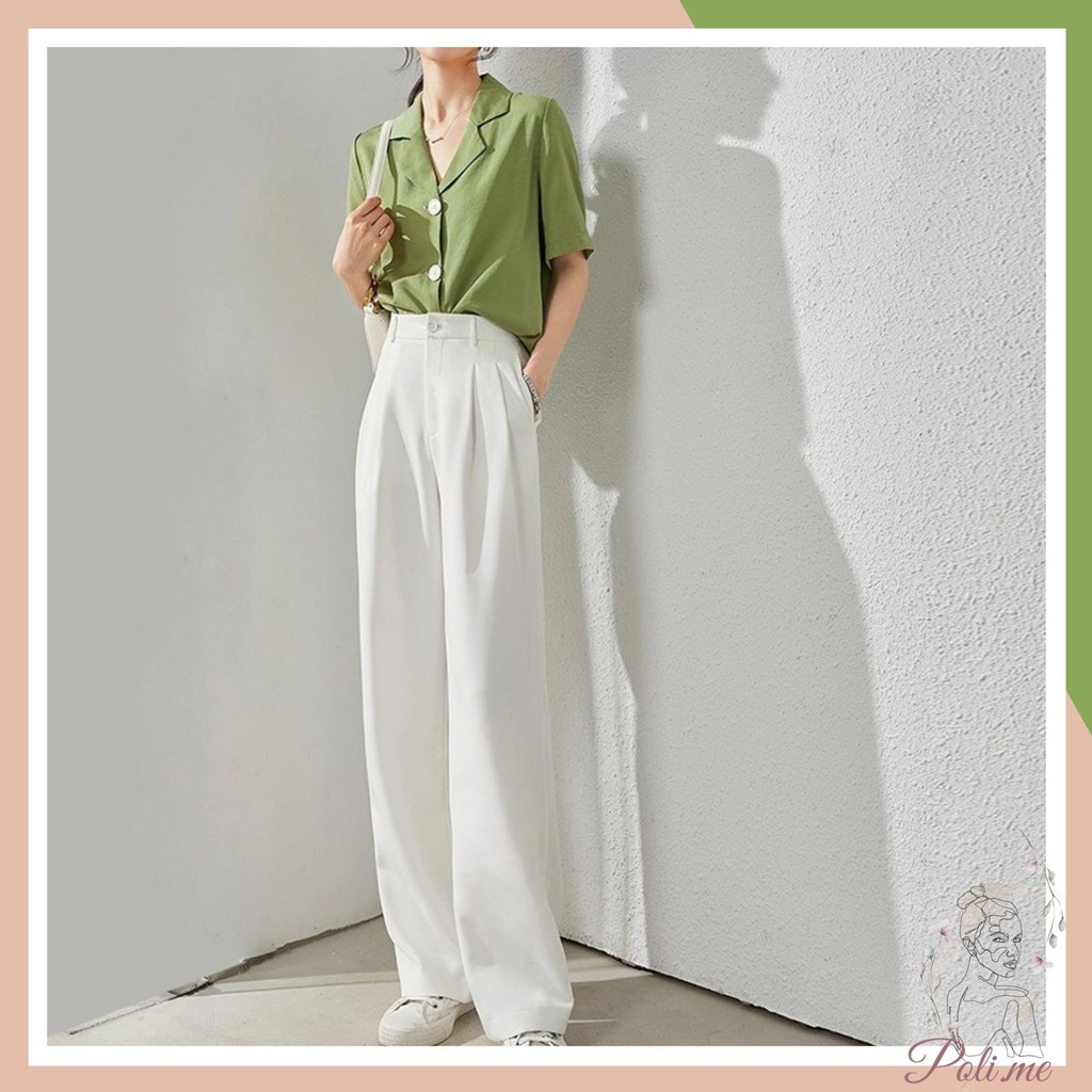 Quần CULLOTTES Ống Suông Quảng Châu Thiết Kế POLILAP nặng 350gram dài 100cm | BigBuy360 - bigbuy360.vn