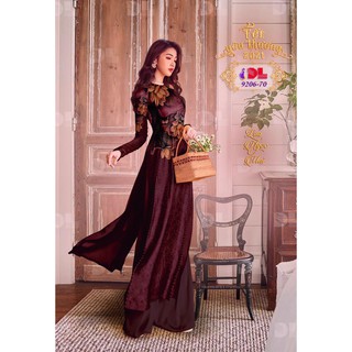 VẢI ÁO DÀI HOA SEN LỤA PHÁP CAO CẤP CÓ ẢNH THẬT,CHẤT MỀM MỊN MẶC MÁT