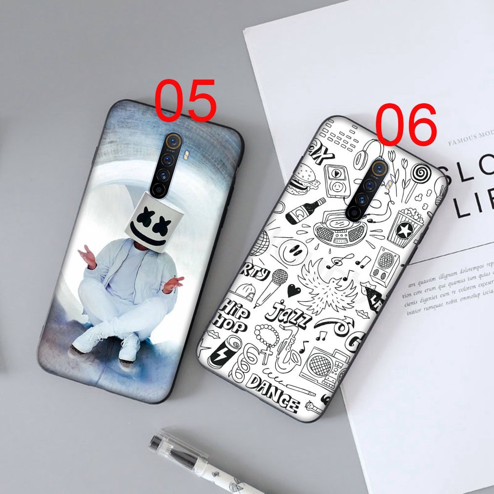 Ốp Điện Thoại Họa Tiết Marshmello Dj Cho Realme 7i 6 6i 3 2 Pro