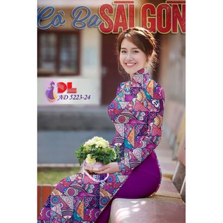 Vải áo dài lập thể 3d