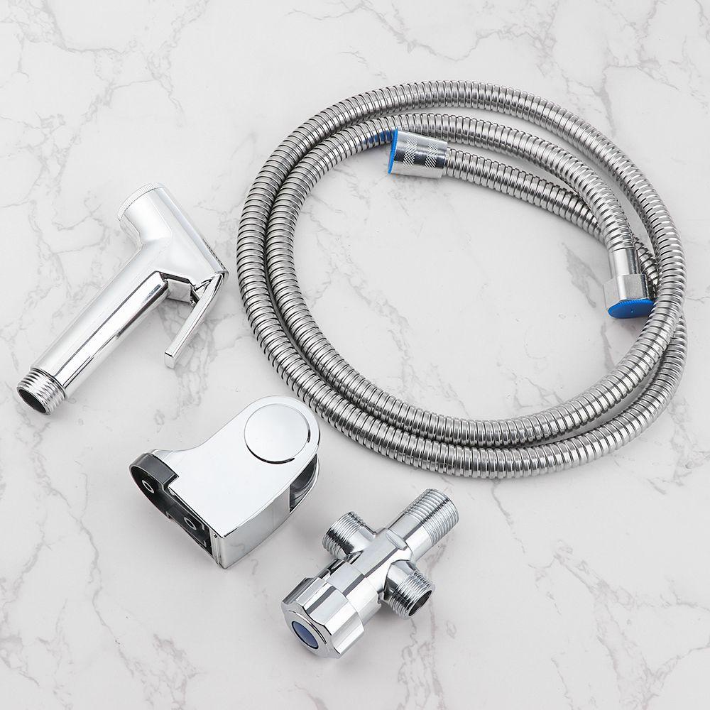 Vòi Xịt Toilet Cầm Tay Bằng Thép Không Gỉ Tiện Dụng Cho Nhà Tắm