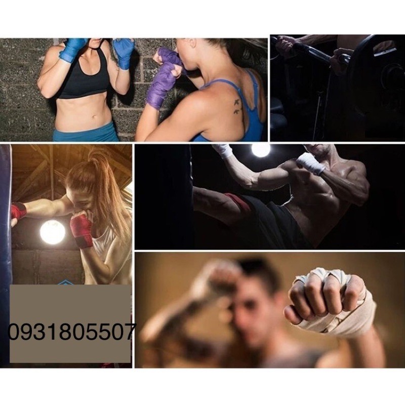 [FREESHIP]- Băng Boxing, Băng Quấn Tay Đấm Bốc Võ Thuật 5m, Dây Quấn Tán Thủ Muay Thái (1 Cặp) - LOI59 SPORTS