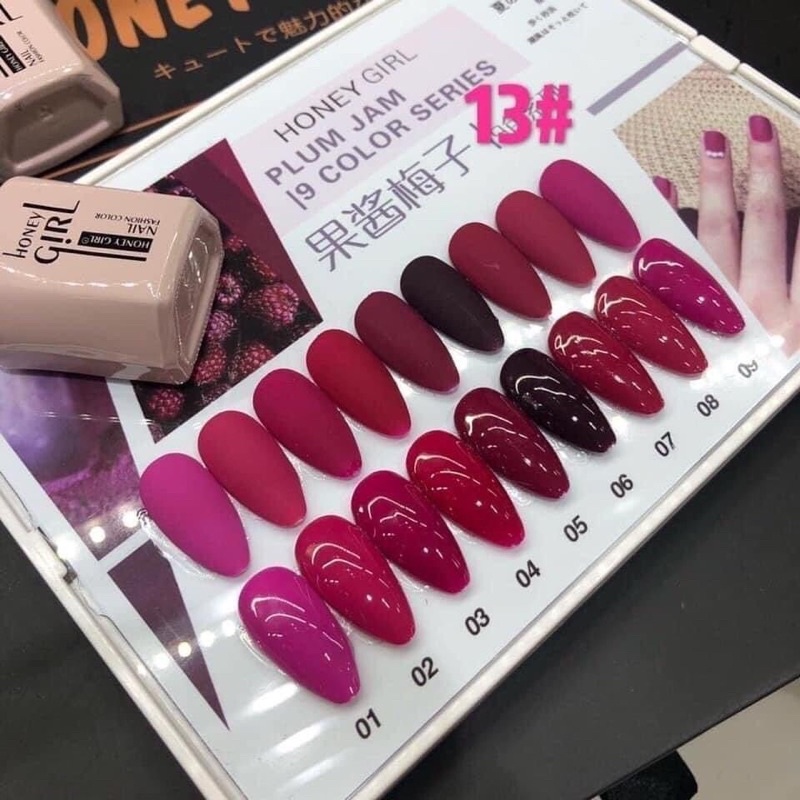 Sơn honey girl tông hồng tím