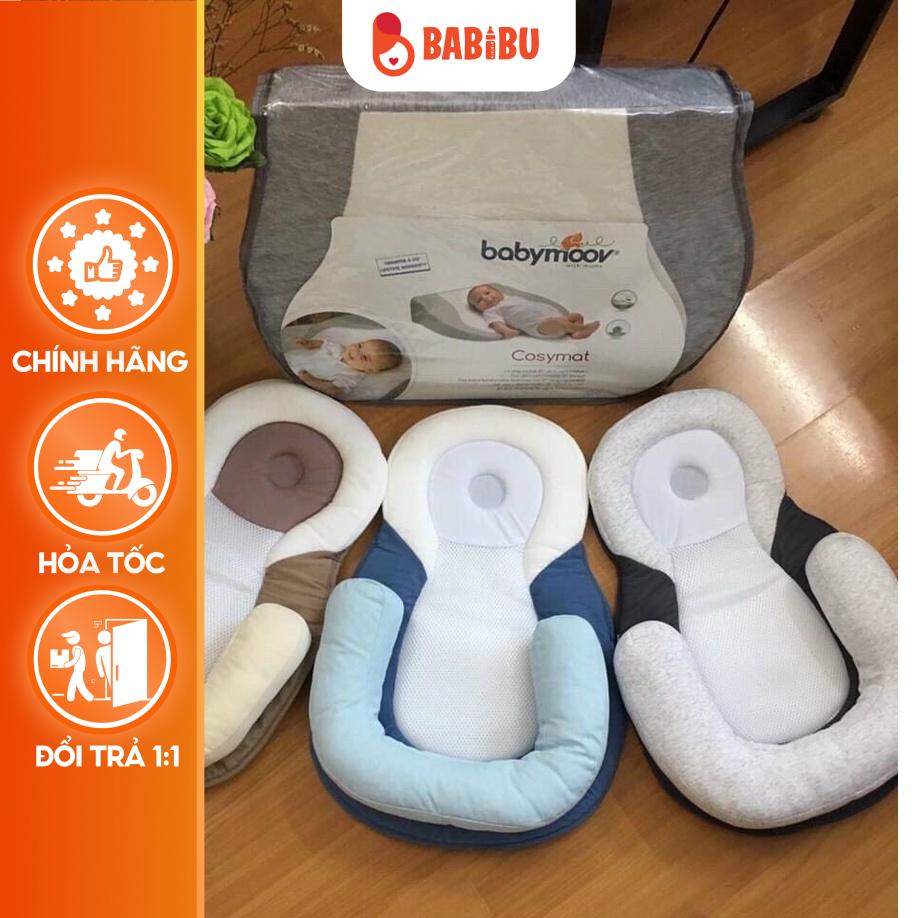 Đệm Ngủ Đúng Tư Thế Chống Trào Ngược Cho Bé, Chống Giật Mình Giúp Bé Ngủ Ngoan, Chống Méo Đầu Babibu – DNDTT