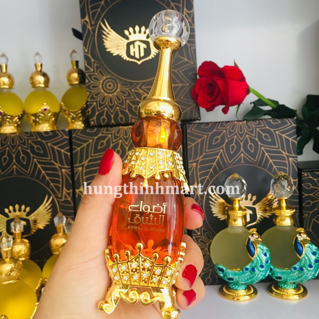 Tinh Dầu Nước Hoa Dubai Chính Hãng Ngọt Ngào Thơm Lâu Adwaa Alsharq 25ml HT Market | BigBuy360 - bigbuy360.vn