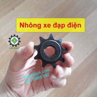Nhông xe đạp điện, phụ tùng xe đạp điện nhông 9 răng trục lỗ trong 11 mm 1x-9RT11