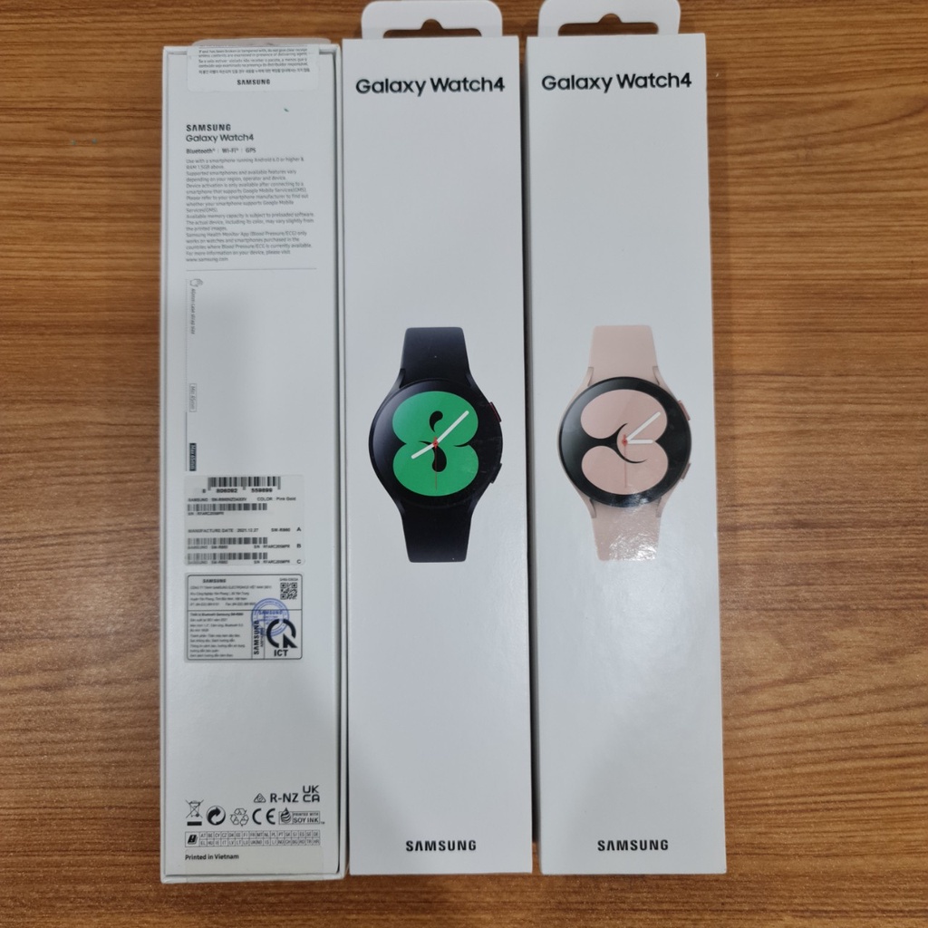 Đồng hồ thông minh Samsung Galaxy Watch 4 40mm 44mm  đo nhịp tim đếm bước chân Hàng chính hãng bảo hành điện tử