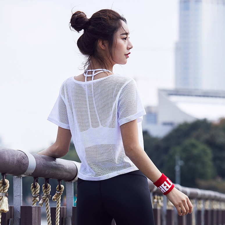 Áo lưới tập gym yoga đi biển 2083 SHOP CR7