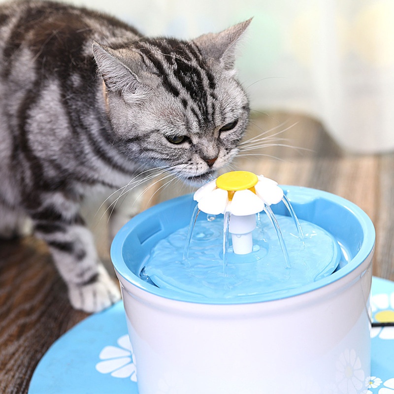 Vòi Phun Nước Thay Thế Hình Hoa Màu Cam / Vàng Cho Thú Cưng
