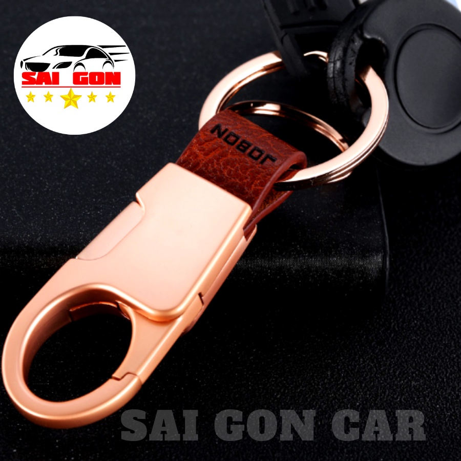Móc khóa Jobon thời trang sang trọng, móc chìa khóa ô tô cao cấp không rỉ bền đẹp với thời gian