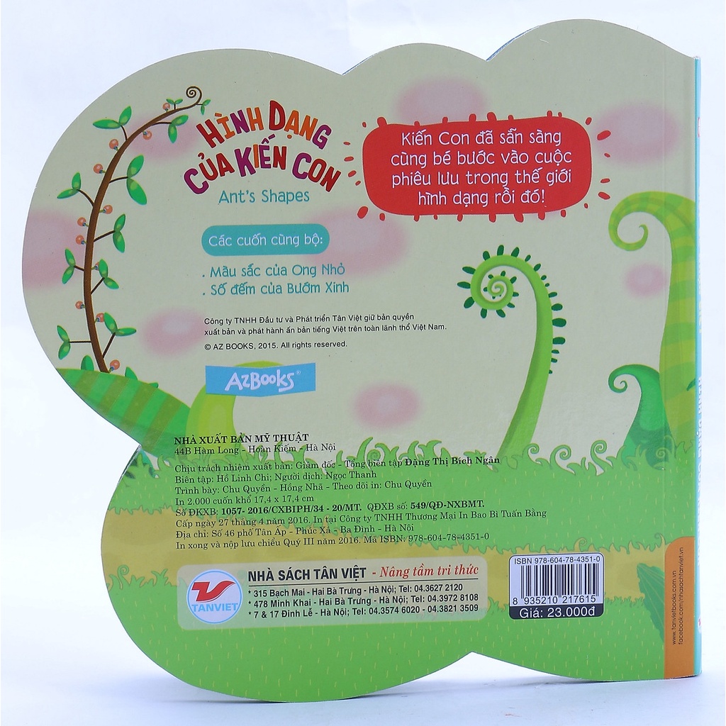 Sách Giúp Bé Nhận Biết - Hình Dạng Của Kiến Con