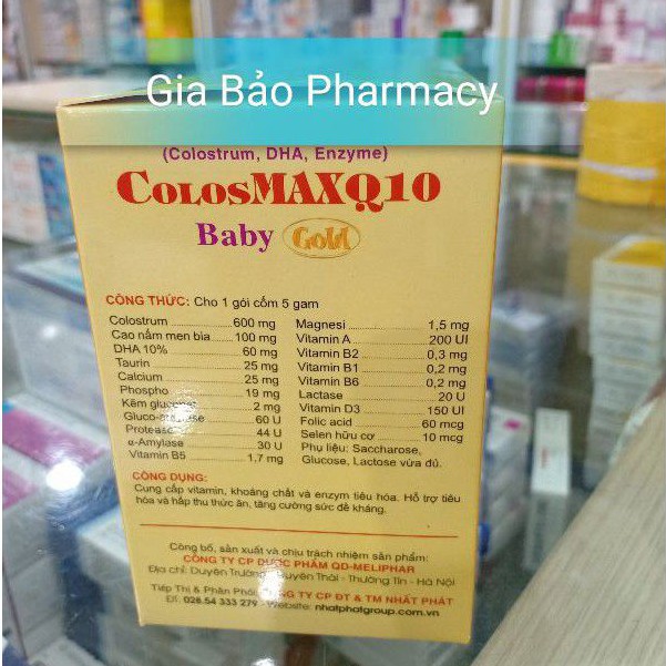 COLOSMAX Q10 Gold hỗ trợ tăng trưởng cho trẻ nhỏ