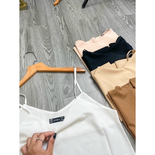 Áo hai dây lụa satin cao cấp full màu siêu hot [Hàng mới về]