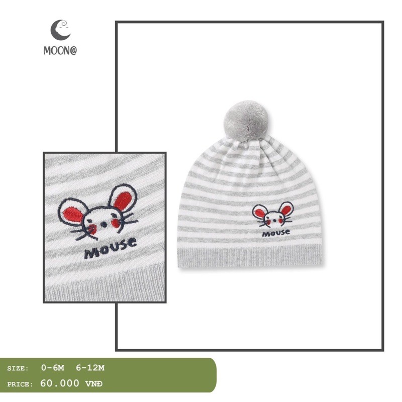 Mũ len Moon siêu mềm, mịn