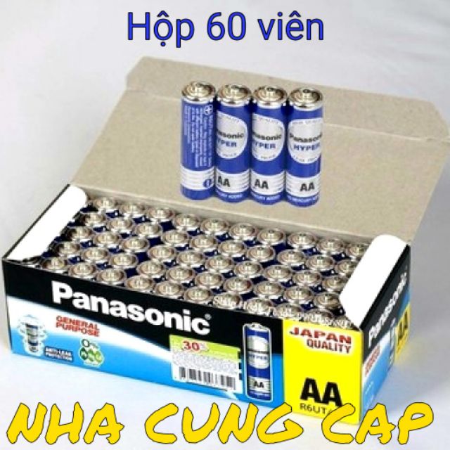 (GIÁ HỦY DIỆT) HỘP 60 VIÊN PIN AA PANASONIC CHÍNH HÃNG