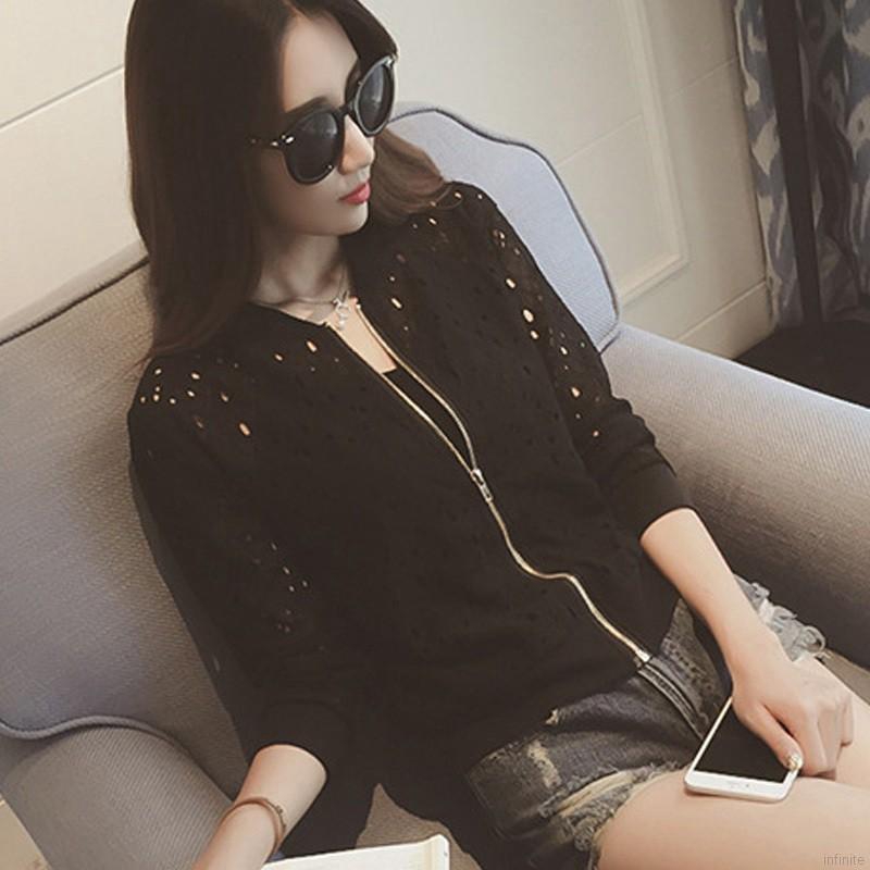 Áo khoác phối ren phong cách thời trang dành cho nữ