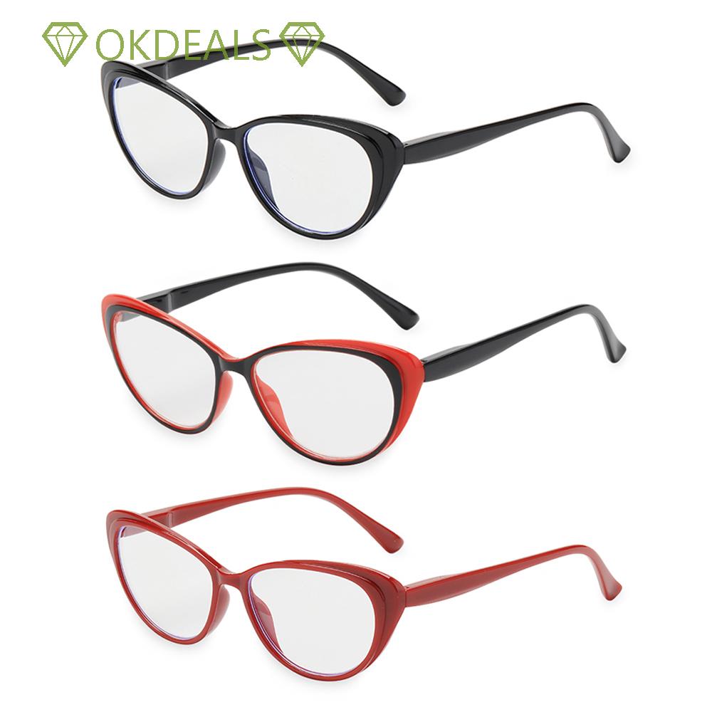 💎OKDEALS💎 Fashion Presbyopia Eyeglasses Round Floral Frame Spring Hinge Reading Glasses Women & Men Ultra-clear Vision Anti Glare Vintage Readers...