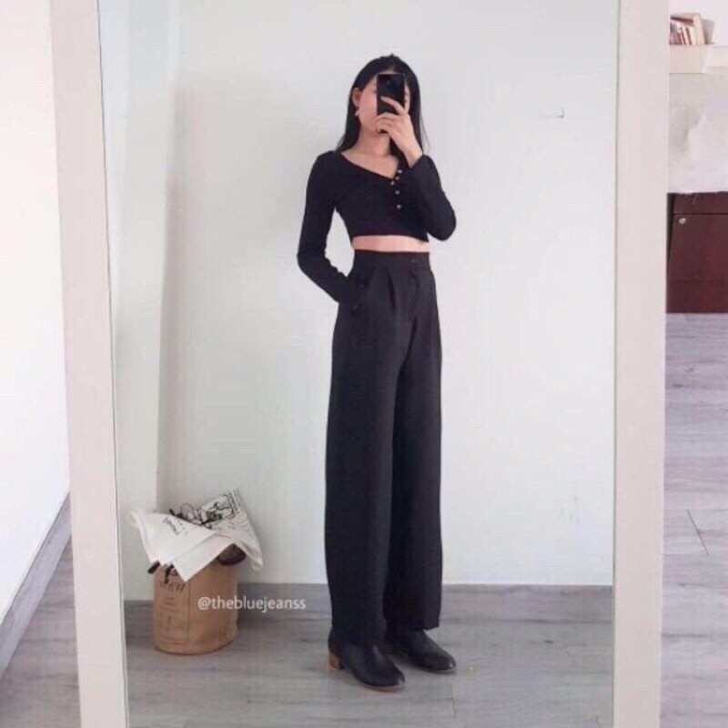 QUẦN ỐNG SUÔNG DÀI 100CM,QUẦN CULOTTES OINGS RỘNG DÀI 100cm