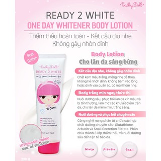 Sữa Dưỡng Thể Trắng Da Ready 2 White 1s22s2