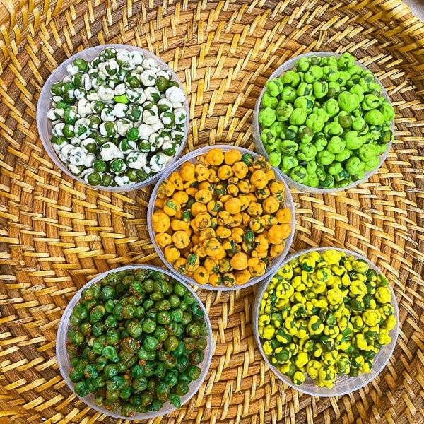 Đậu hà lan 5 vị wasabi 🍟FREESHIP🍟 phô mai tỏi ớt sữa rau củ LhyFood đồ ăn vặt 450g