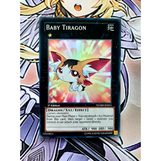 [ Đỗ Lạc Shop ] Thẻ Bài Yugioh Monster Baby Tiragon - NUMH-EN051 - Super