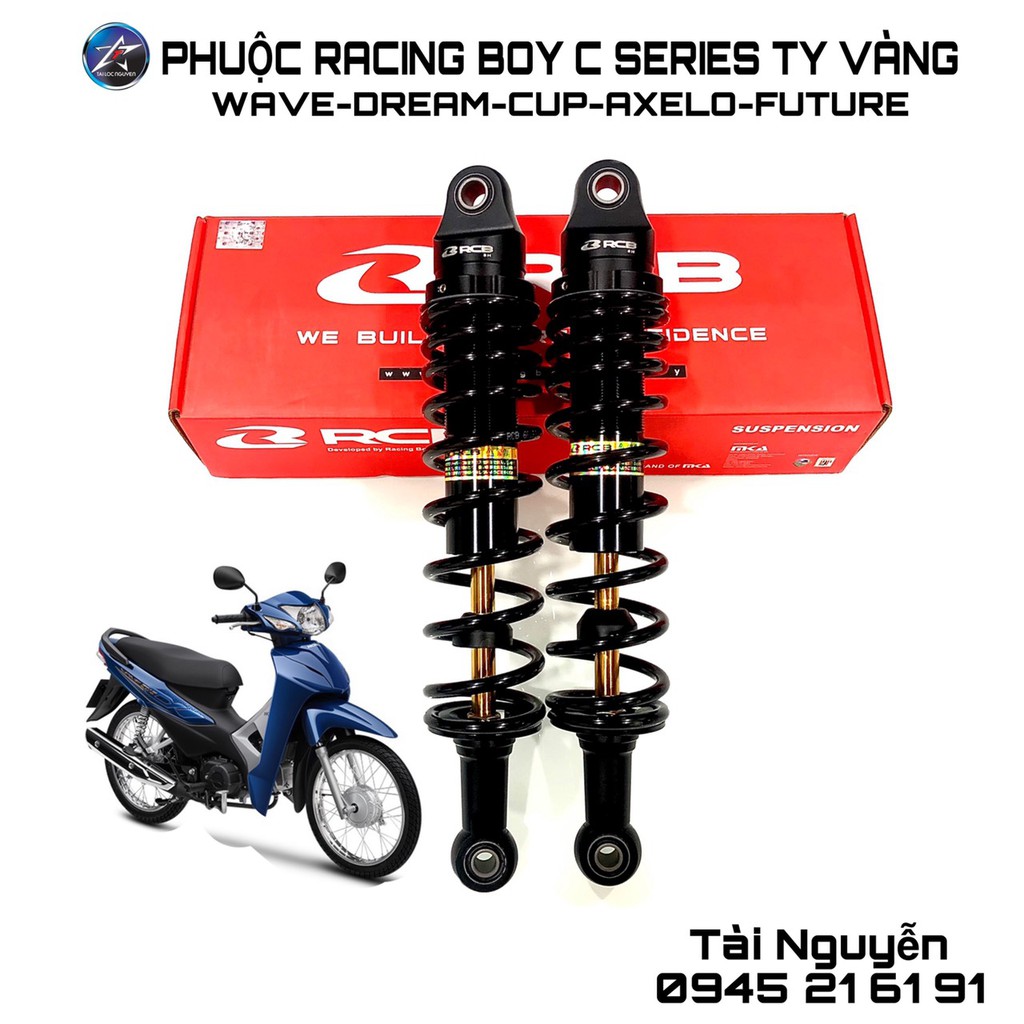 PHUỘC RACINGBOY C SERIES TY VÀNG CHO WAVE - SIRIUS - AXELO - JUPITER - CUP - FUTURE .....