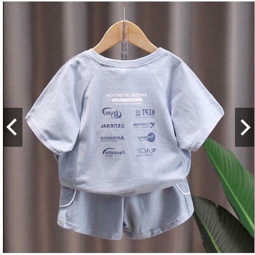 Đồ bộ bé trai chất cotton, Bộ cộc CCA từ 6-23kg MINKY Sun