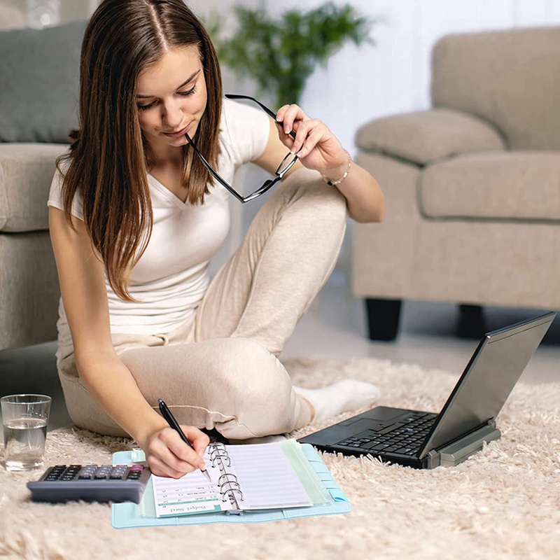 Sổ Kế Hoạch Tài Liệu Tiết Kiệm Tiền 6 Lỗ Khổ A6