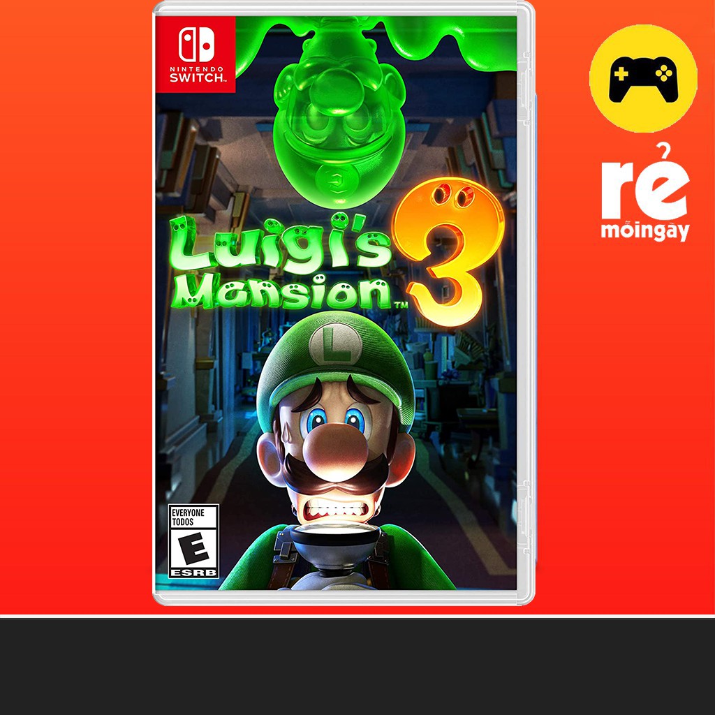 [Mã 2611DIENTU500K hoàn 7% xu đơn 300K] Game Nintendo Switch Luigi's Mansion 3