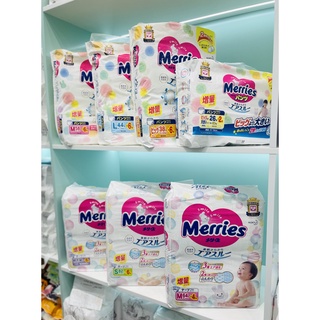Tã quần/ dán bỉm merries nội địa nhật cộng miếng nb96/s88/m68/m64/l58/l50/xl44/xxl28