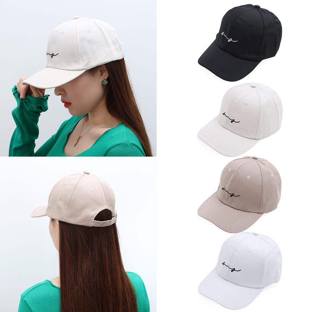 Mũ Lưỡi Trai Cotton Nhẹ Màu Trơn Chống Nắng 1 Cái