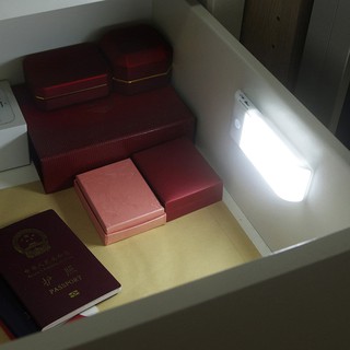 Rechargeable LED light supports motion sensor with accessories