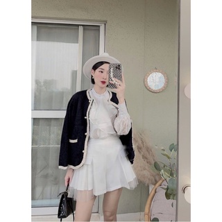 Áo cadigan lông thỏ