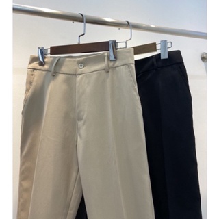  Quần Âu baggy form ngắn VẢI MỎNG NHẸ 